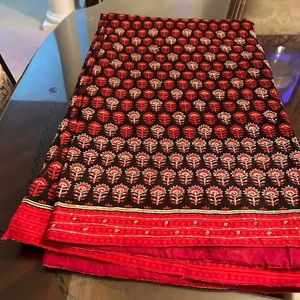 Pure Silk Saree - Red/Black